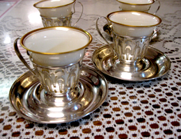 Antique Cup and Saucers